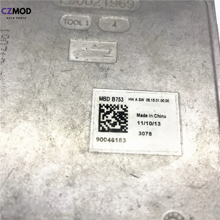 CZMOD Original 90046183 Headlight LED Driver Module DRL Ballast L90021969 L90020949 MBD B753 car accessories(used) | Автомобили и