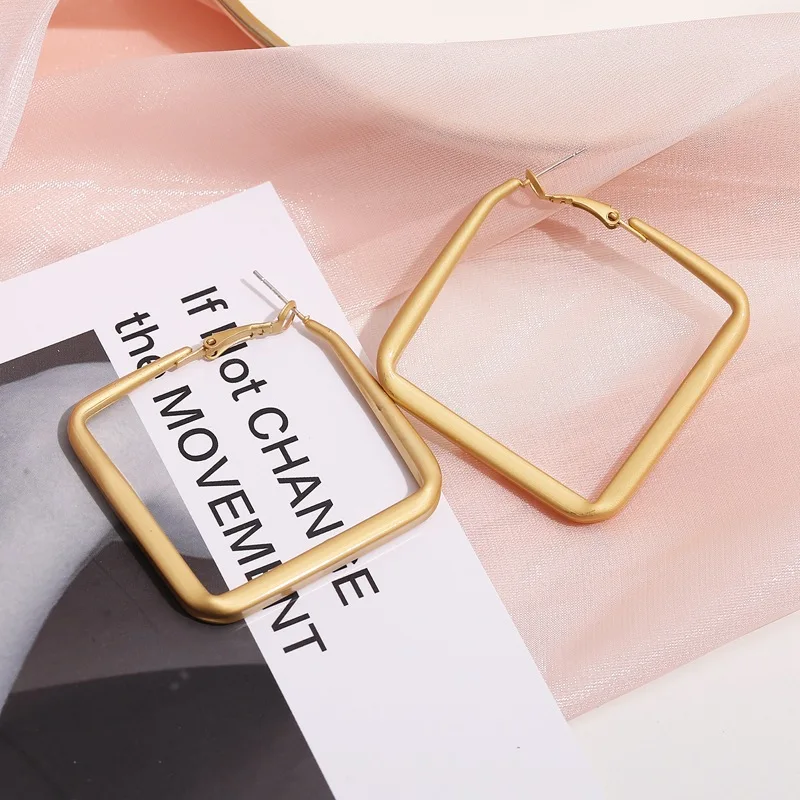 

2021 earrings tide earrings earrings retro earrings exaggerated personality female net red temperament simple birthday gift