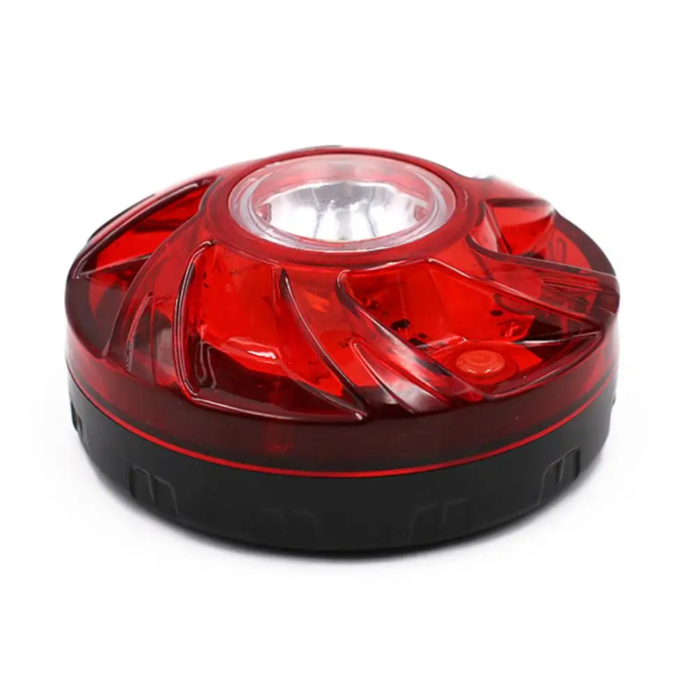 Emergency LED Road Flare Kit Super Bright Roadside Beacons With Magnetic Base Flashing Or Steady Red Lights Visibl 2 Miles | Автомобили и