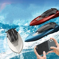 electric navigation model toy speedboat design with light speedboat design remote control 2 4g electric rc boat for children