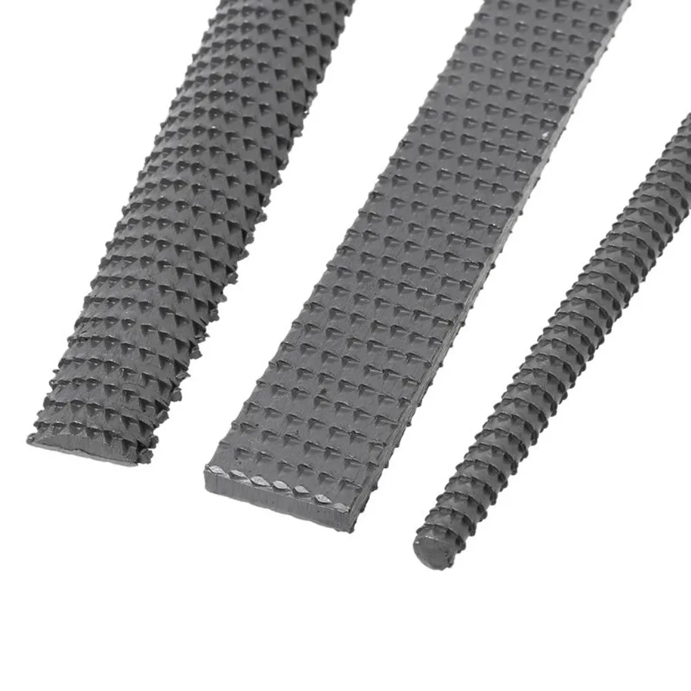 

3pcs Wood Rasps Carbon Steel Craft Durable Flat Shape Handle High Quality