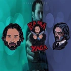 Эмалированный значок Легенда Киану Ривз, брошь с пистолетом бабы-Яги, Джоном Уиком, Биллом и Тедом