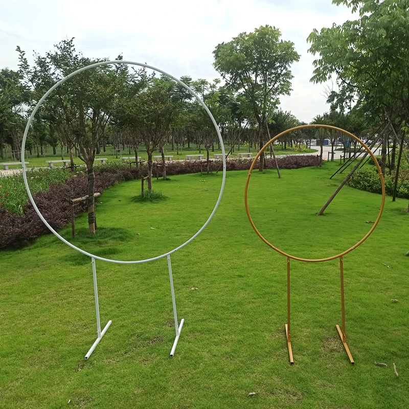 Железная круглая фоновая подставка с удлиненными кольцами для детского