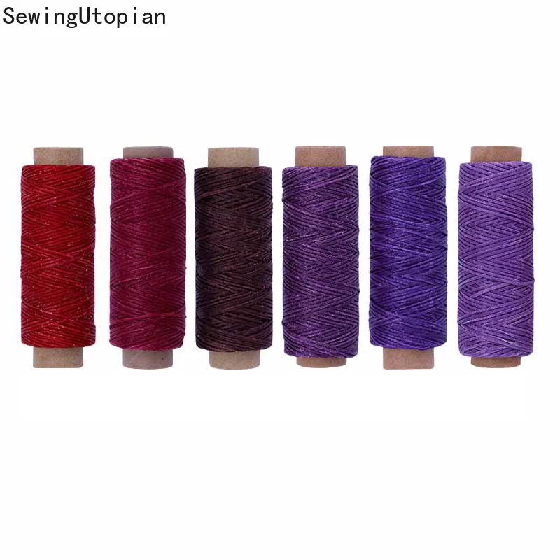 Нитки для шитья 150D, 12/30/50 м, восковые нитки для рукоделия, разноцветные, для рукоделия, инструменты шитье ручной работы