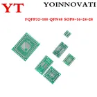 30 шт. = 6*5 шт. Комплект печатной платы SMD адаптер конвертер FQFP 32 44 64 80 100 HTQFP QFN48 SOP sssop TSSOP 8 16 24 28