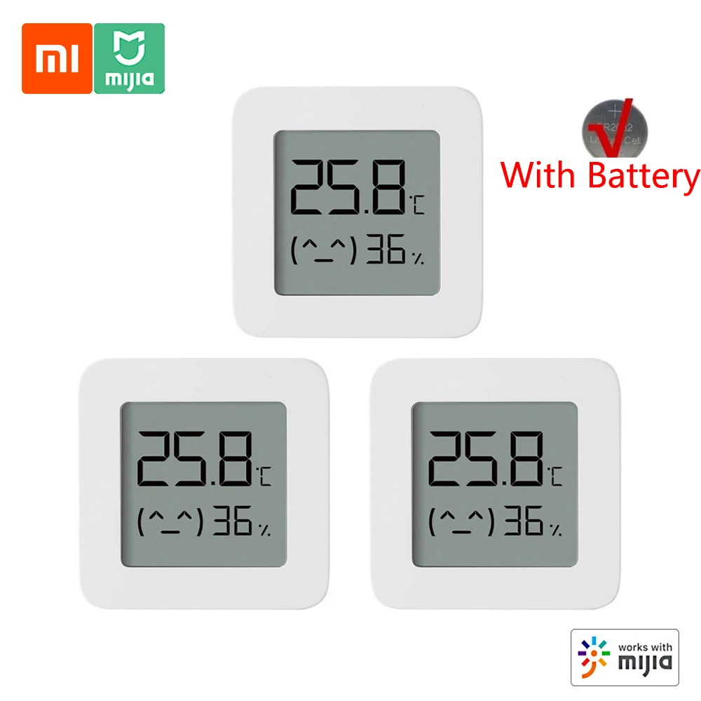 XIAOMI термометр 2 Mijia Электрический Bluetooth беспроводной умный гигрометр датчик