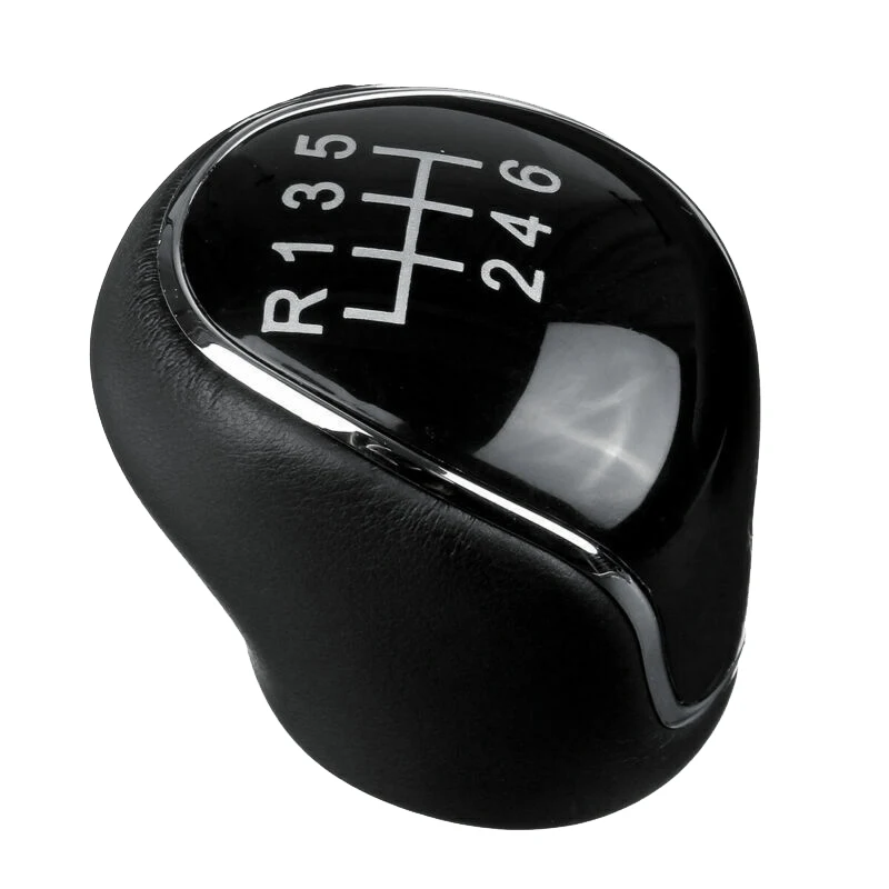 6 скоростей автомобиля из искусственной кожи рукоятка для рычага переключения