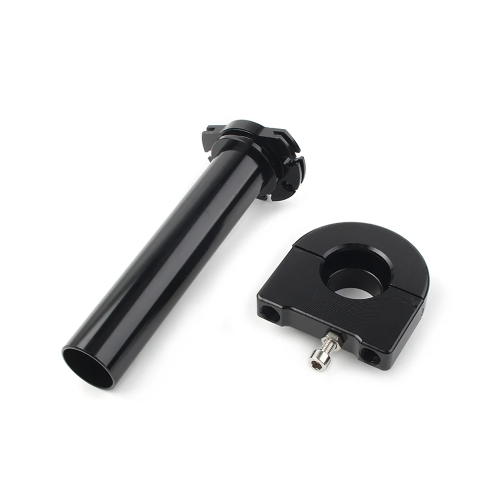 

7/8" Aluminum Motorbike Turn Twist Throttle Handle Bar Throttle Tube Accelerator Universal For Motorcycles Black