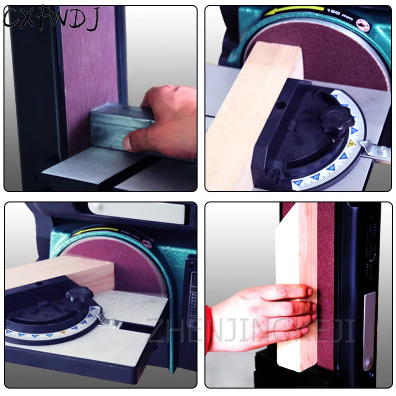 

High Power 4X6 Inch Pure Copper Wire Sand Disc Belt Machine Grinding Machine Polishing Polisher Sanding Machine Machining Center