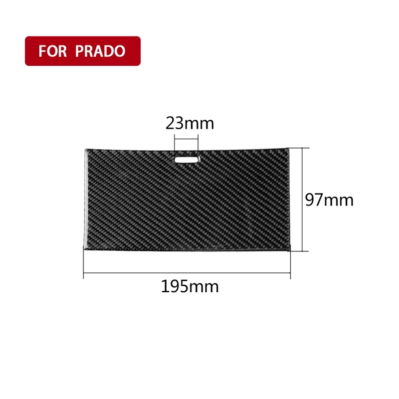 Приборная панель из углеродного волокна коробка передач Панель держатель