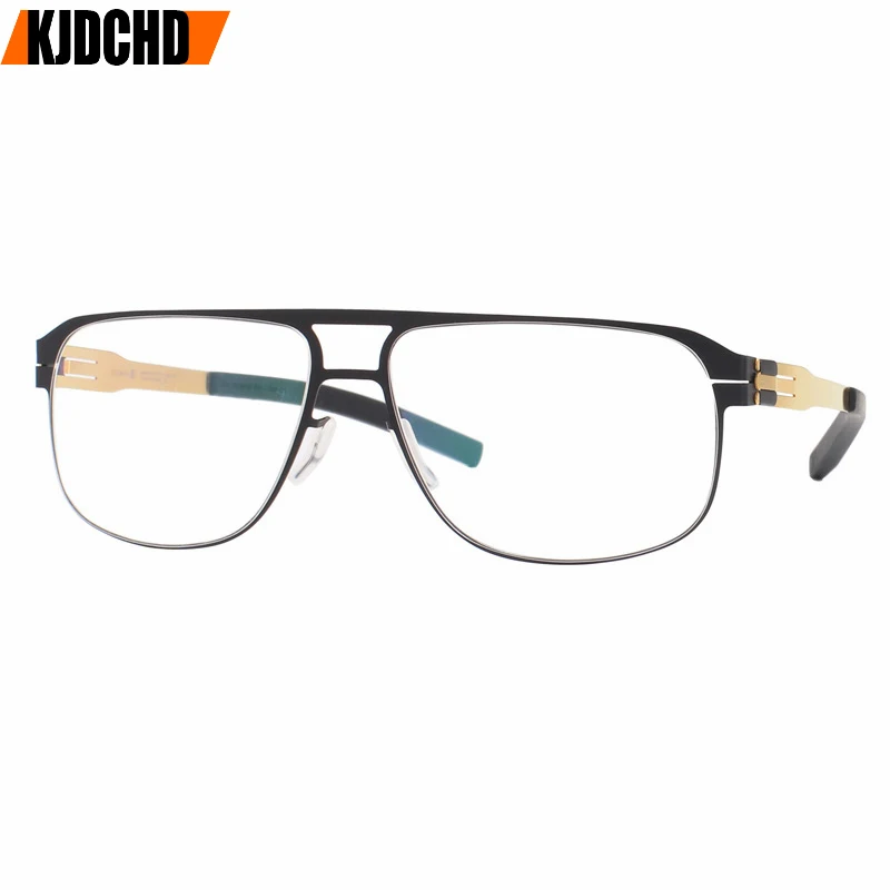 Очки KJDCHD мужские уникальный дизайн без винтов брендовая оправа оптические по