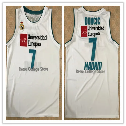 

Трикотажные изделия с вышивкой unicersidad europea Luka Doncic baskteball