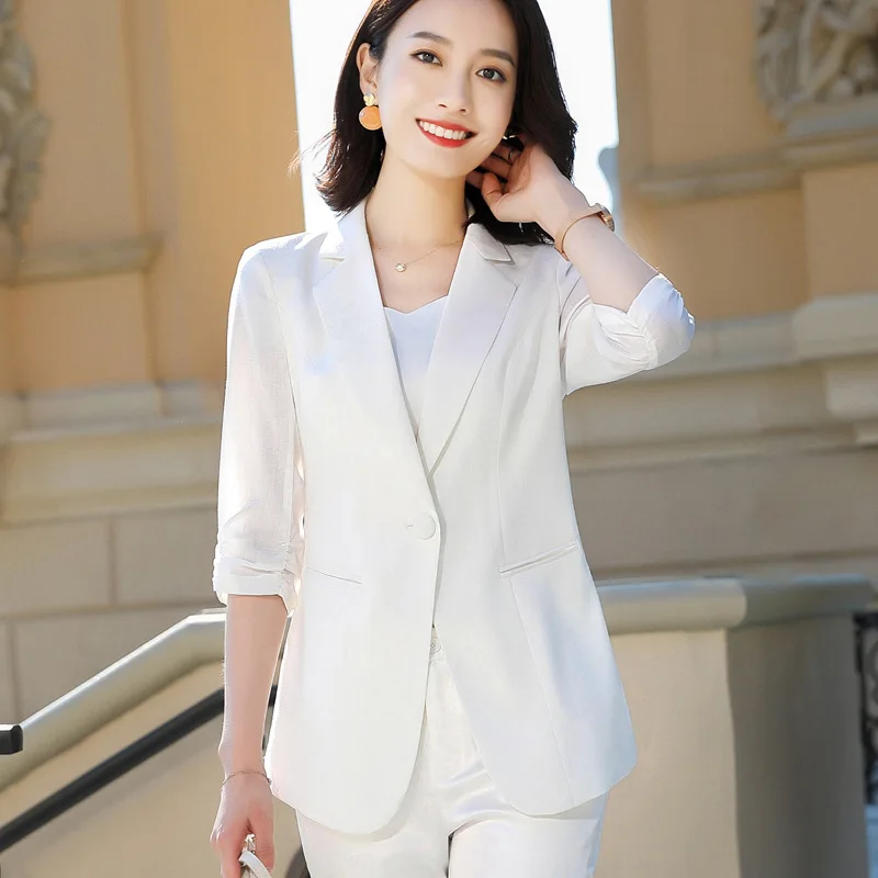 Женский блейзер Новинка весна-лето 2020 женская розовая куртка с рукавом 3/4 Блейзер