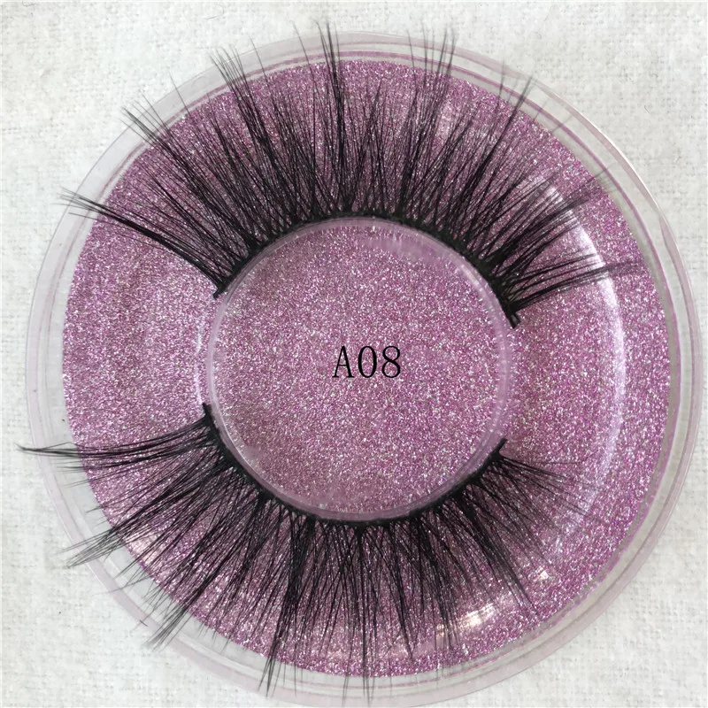 3D Mink Lashes Natural False Eyelashes Dramatic Volume Fake Makeup Eyelash Extension Silk | Красота и здоровье
