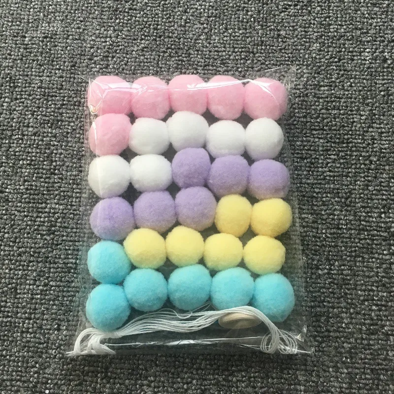 Шерстяные войлочные шары ручной работы для детской комнаты 2 м Настенный декор