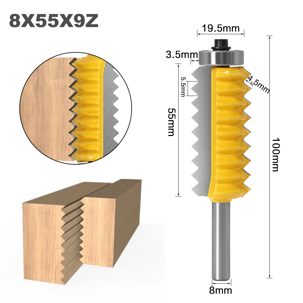 Фреза для клея конусная Концевая 8 мм работ по дереву | Инструменты