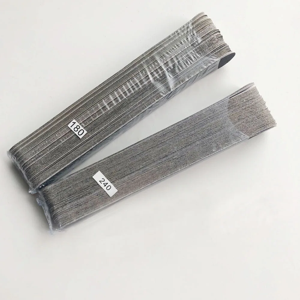 Съемные колодки для ногтей 200 шт. прочные Сменные наждачные пилки черная