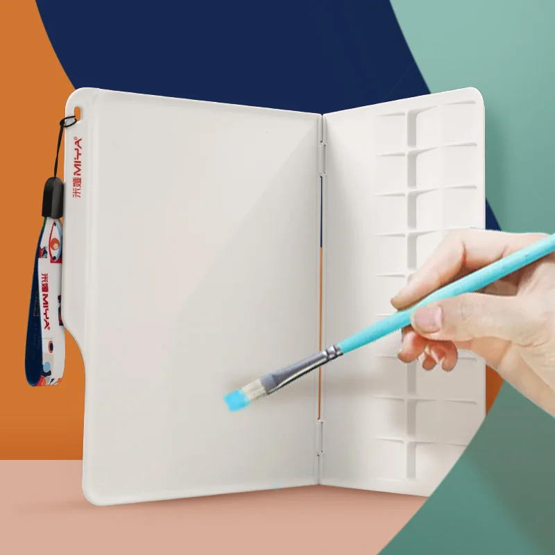 Палитра для рисования HIMI MIYA гуашь акварель акриловая и масляная краска НЛО