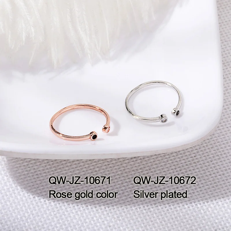 Простые элегантные евро-стильные Открытые Кольца ZYZQ аксессуары для повседневной