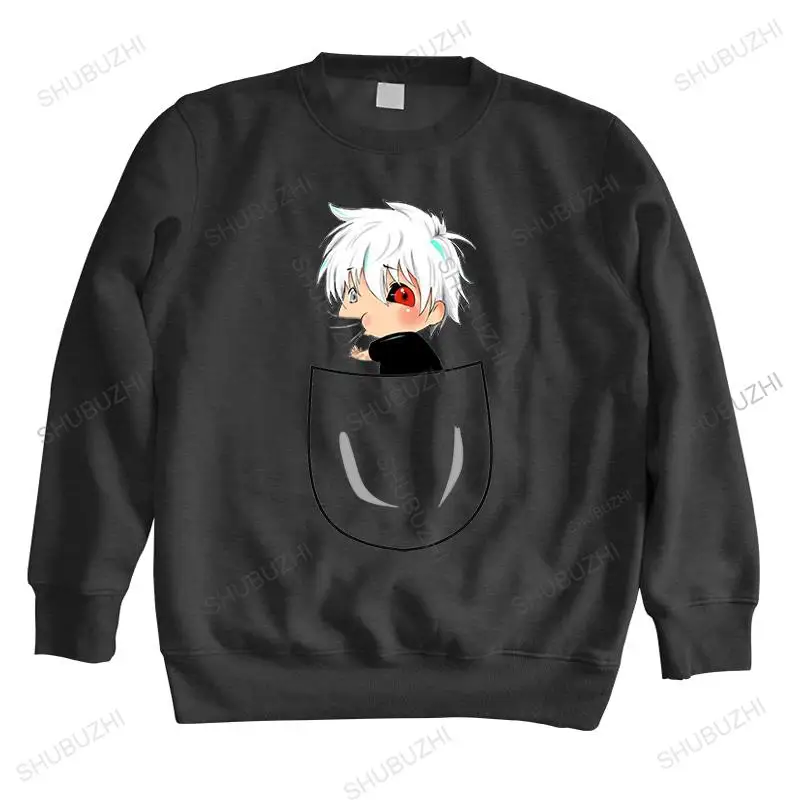 

Man crew neck sweatshirt autumn cotton hoodie new Japanese Tokyo Ghoul brand Vintage winter loose cool style hoody for boys