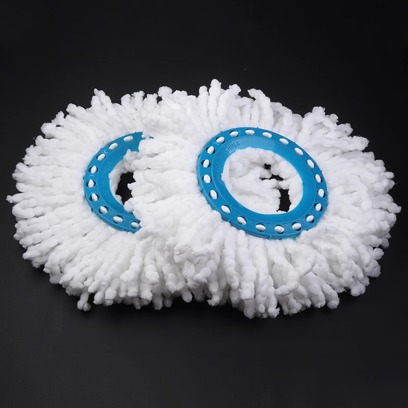 

2Pcs Strong Absorption Microfiber Replacement Rotating Mop Head For Home Floor Household Cleaning Microfibre Mop Head