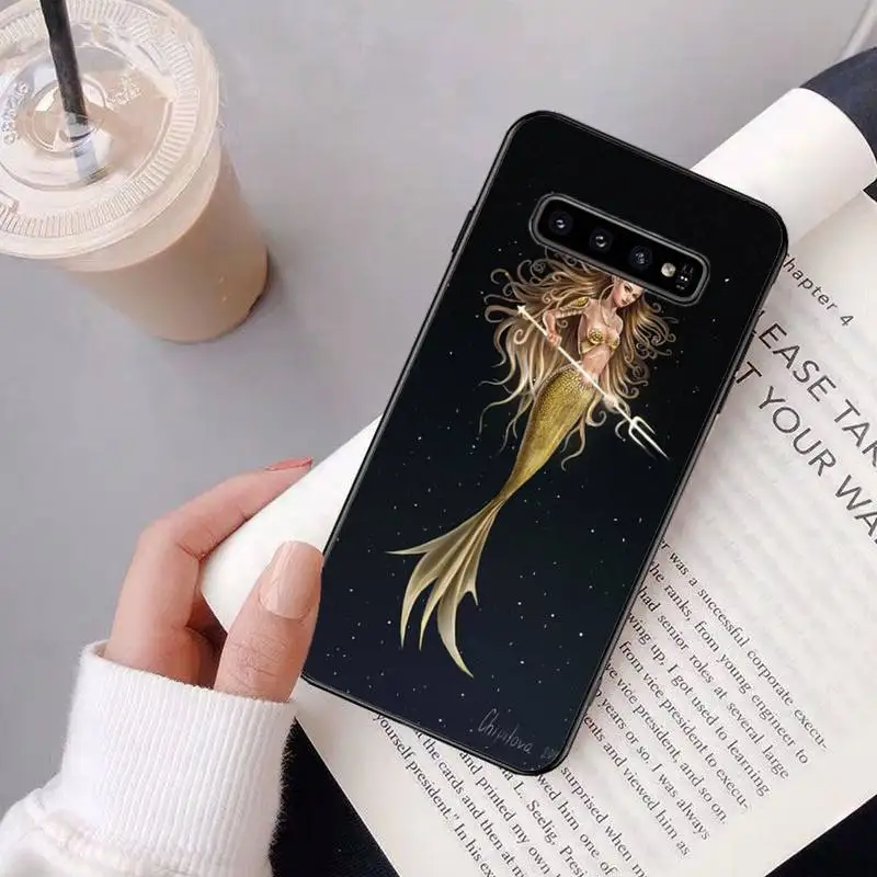 

Mermaid Luxury Brand Case Back Shell For Samsung Galaxy S8 S9 S10e S20 PLUS J6 J600 Cases Cover