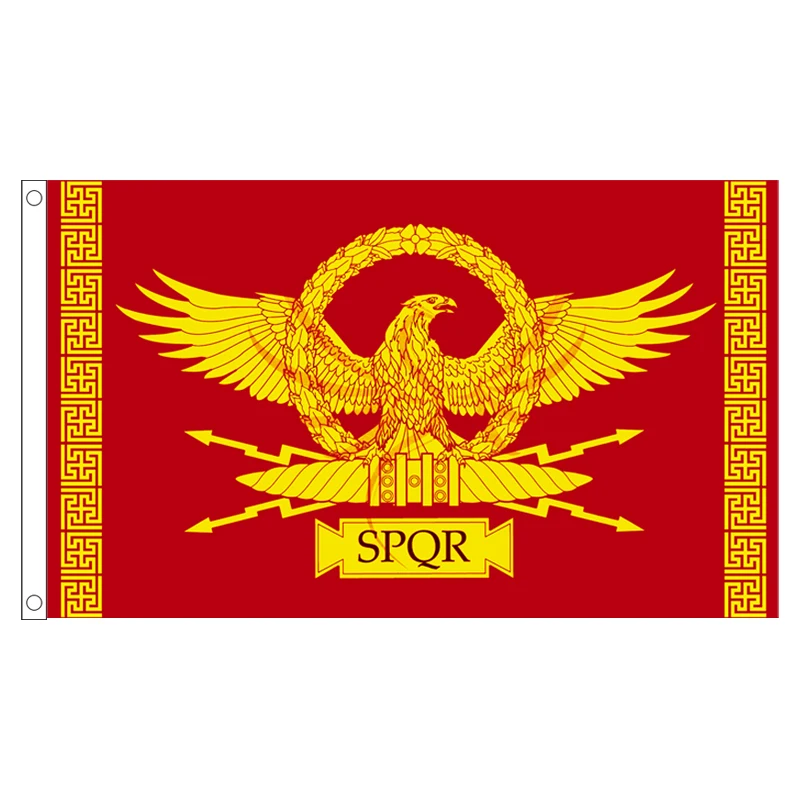 

xvggdg flag SPQR Roman Empire Senate and People of Rome Flag Decorations banner for Home