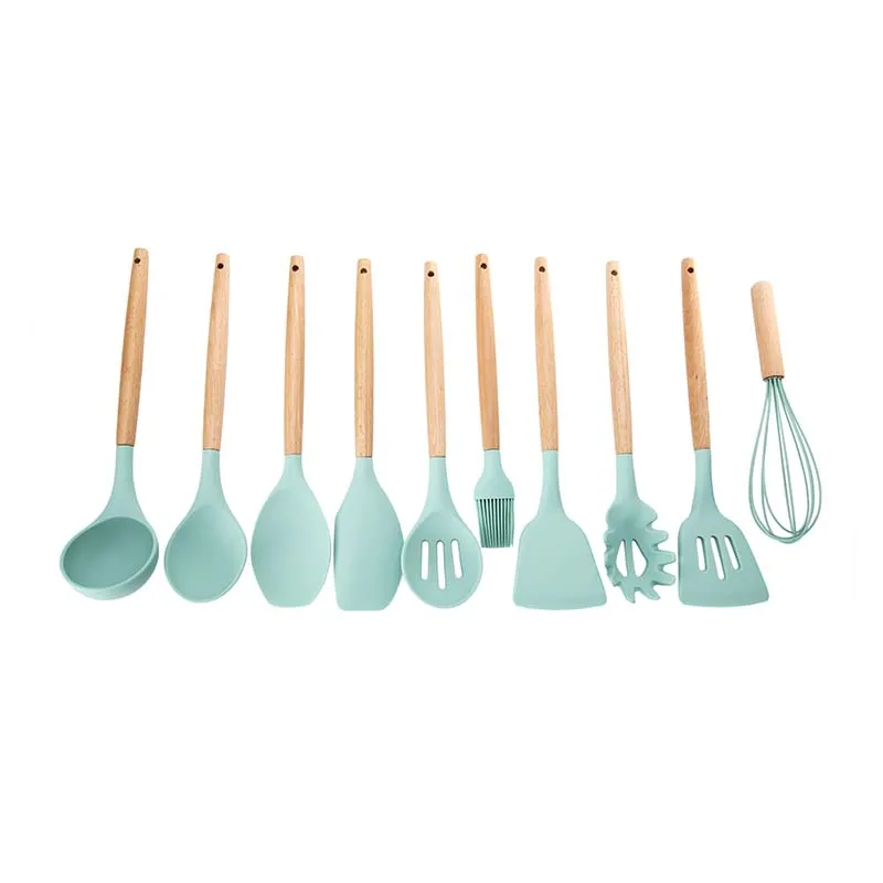 Пищевой силиконовый шпатель кухонная ложка многофункциональная антипригарная