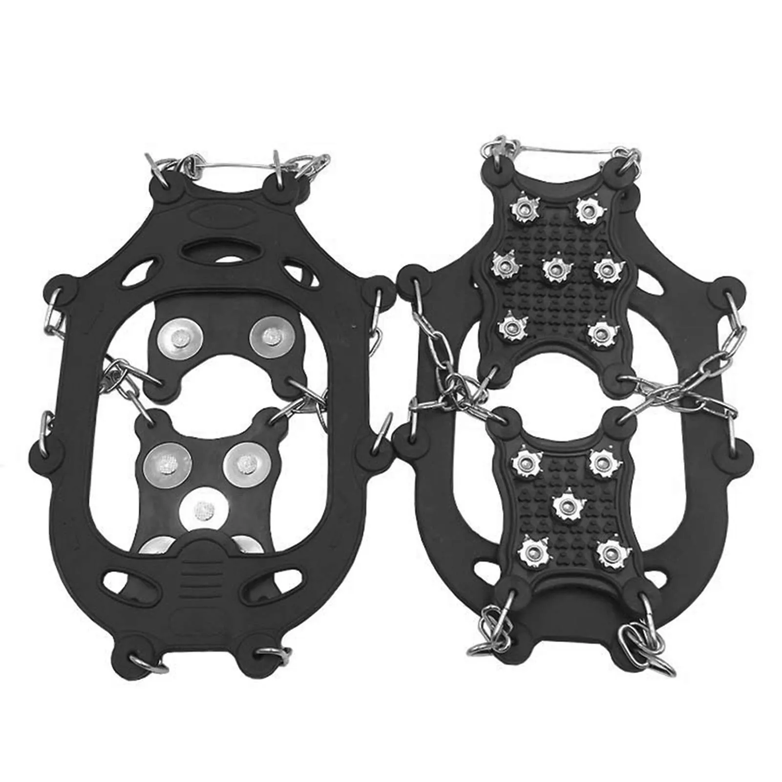 

Quality Outdoor Climbing Antiskid Crampons Winter Walk 12 Teeth Ice Fishing Snowshoes Manganese Steel Slip Shoe Covers Dropship