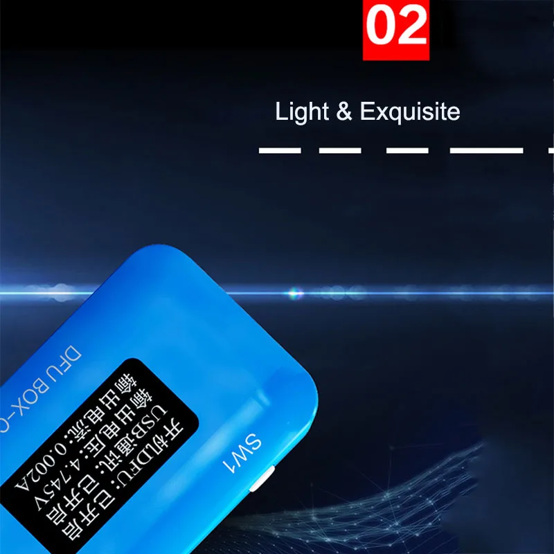 JC DFU BOX C2 для восстановления перезагрузки восстановление IOS Перезагрузка мгновенно SN ECID Модель информация считывание USB Отображение напряжения тока