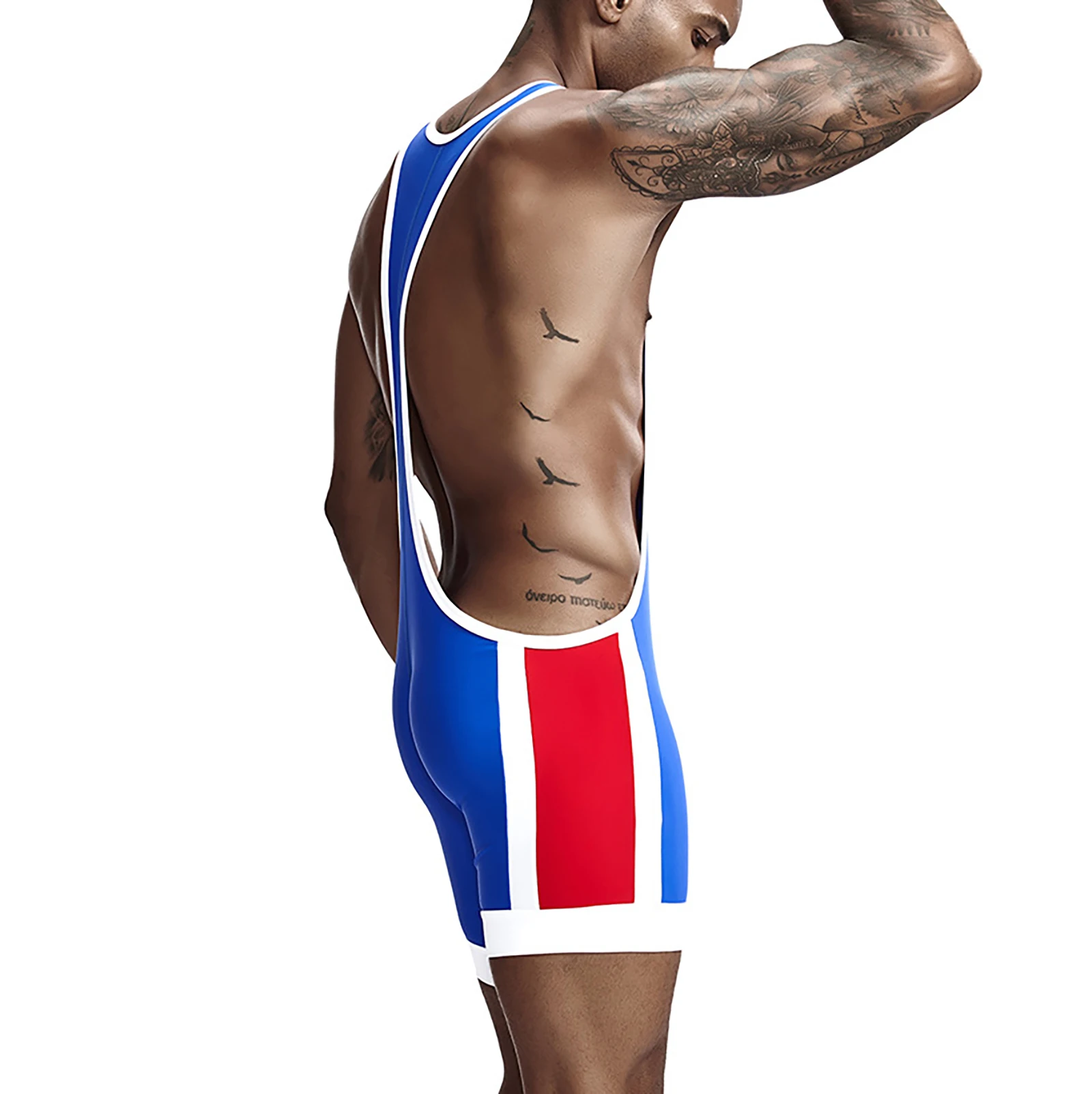 Mens Undershirts Leotard Sports Workout One-Piece Wrestling Singlet Bodysuirts Jumpsuit Sexy One-Piece Underwear Sleepwear