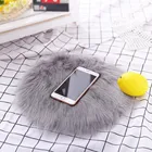 Мягкий маленький коврик из искусственной Овечьей Кожи, Чехол для стула, коврик для спальни, теплый шерстяной коврик из искусственной шерсти, меховые коврики для сидений