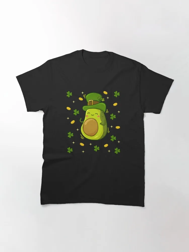 

Kawaii Leprechaun авокадо Классическая футболка