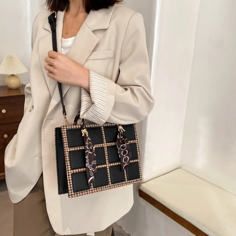 

Shoulder Bag Women Hand Bag Luxury Brand Designer Fashion Pu Leather High Quality Shoulder Messenger Bag Top-handle Bags Female