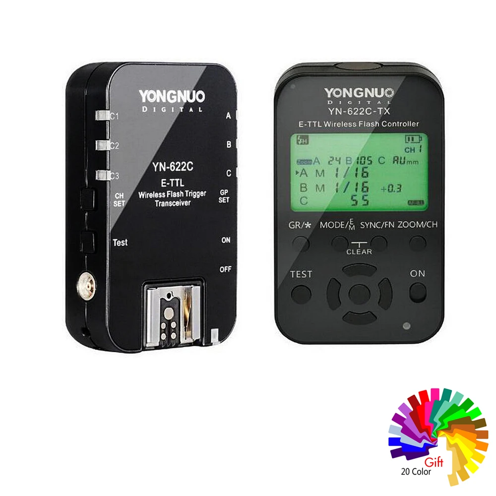 Беспроводной триггер YONGNUO для вспышки TTL YN622C YN-622-TX KIT с высокоскоростной