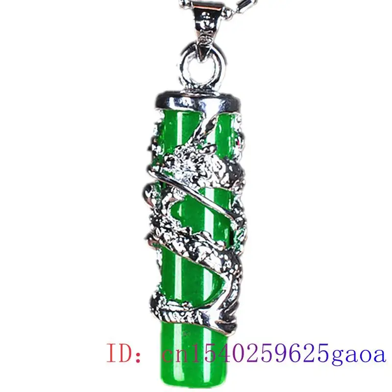 Нефритовый дракон кулон ожерелье Подарки шарма натуральный 925 серебряные