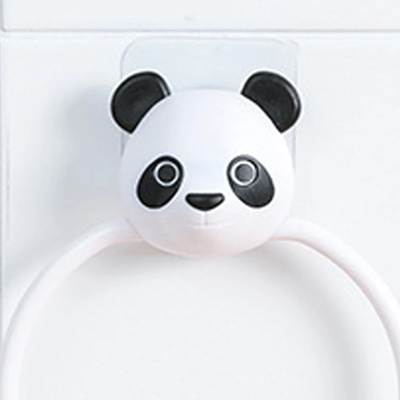 Мультяшные Животные форма ручное полотенце подвесное кольцо пластиковое