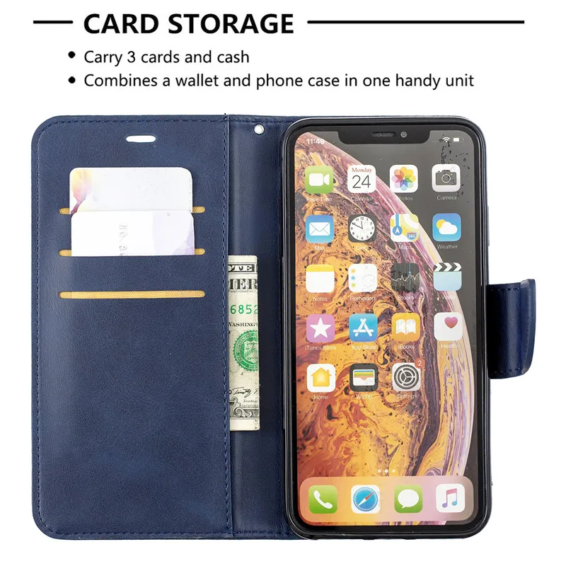 Кожаный флип-чехол для iPhone X Xs Xr Max XI XIR XSMAX Fundas Capa Wallet Stand чехол для iphone 8 7 6 6s Plus 5 5S coque