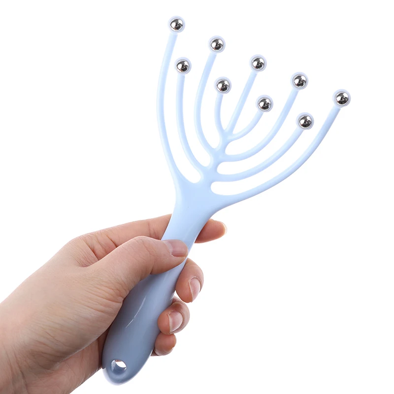

1PCS Hot Seller Scalp Massager Steel Ball Head Massage Relaxation Five Finger Massager For Head
