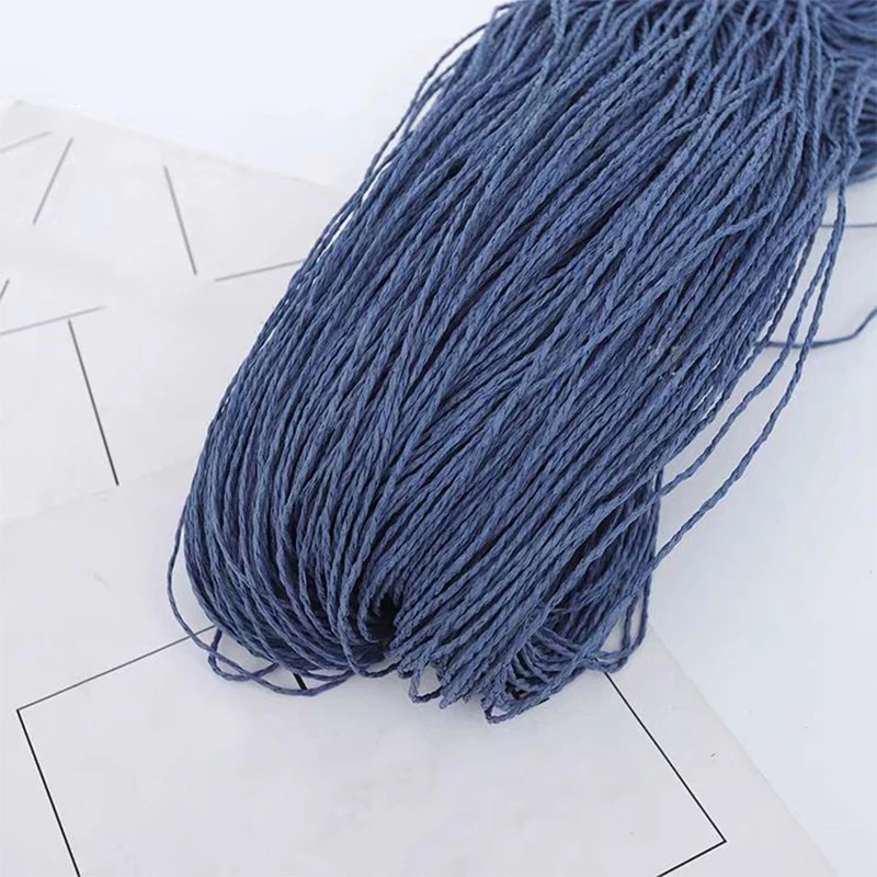 500g 400m 10Colors Raffia Paper Yarn Natural DIY Hat Handbag Purse Basket Rattan Knitting Crochet Material | Дом и сад