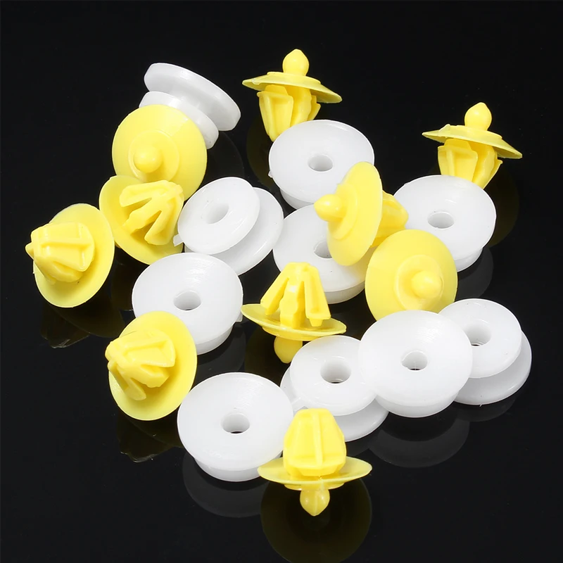 

50Pcs Car Interior Door Card Panel Plastic Rivets Clips 8mm Hole Auto Fasteners For Mercedes Land Rove Taillight locator