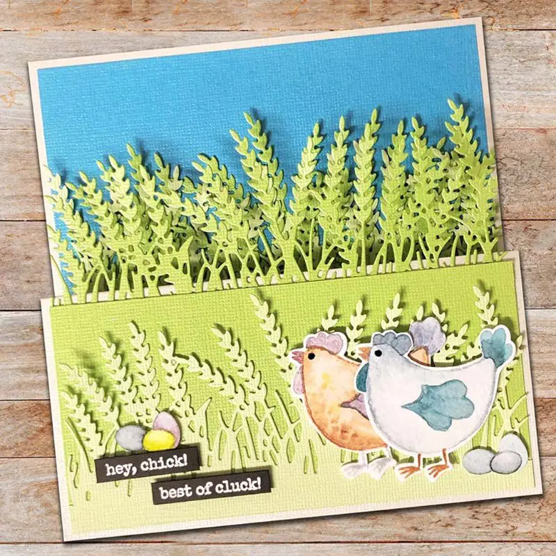 Штампы для резки пшеничного металла DIY Скрапбукинг Бумага штамповка штамповки