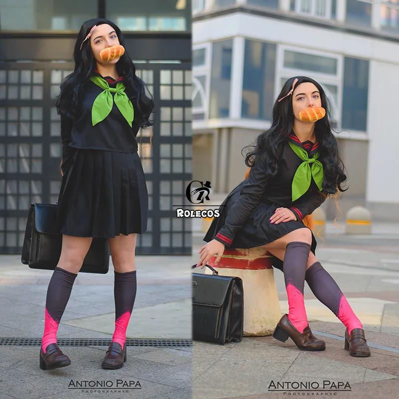 ROLECOS аниме демон убийца Косплей Униформа камадо незуко Костюм киметсу но яйба