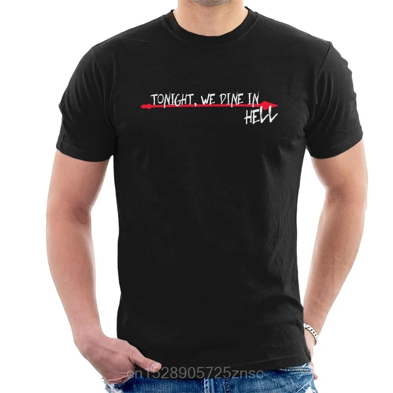 

Printed 2020 camiseta Tonight We Dine In Hell 300 Men's T-Shirt masculina women camiseta