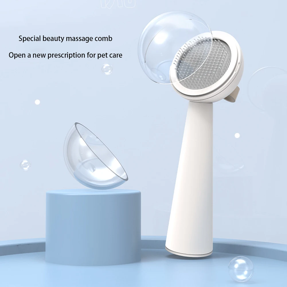 

Plastic Pet Hair Combs Cat Broken Fur Remover Dog Head Shampoo Brush Skin Massage Brush Pet Grooming Accessories