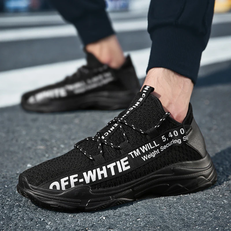 Лезвие спортивная обувь для мужчин дышащие сетчатые носки кроссовки