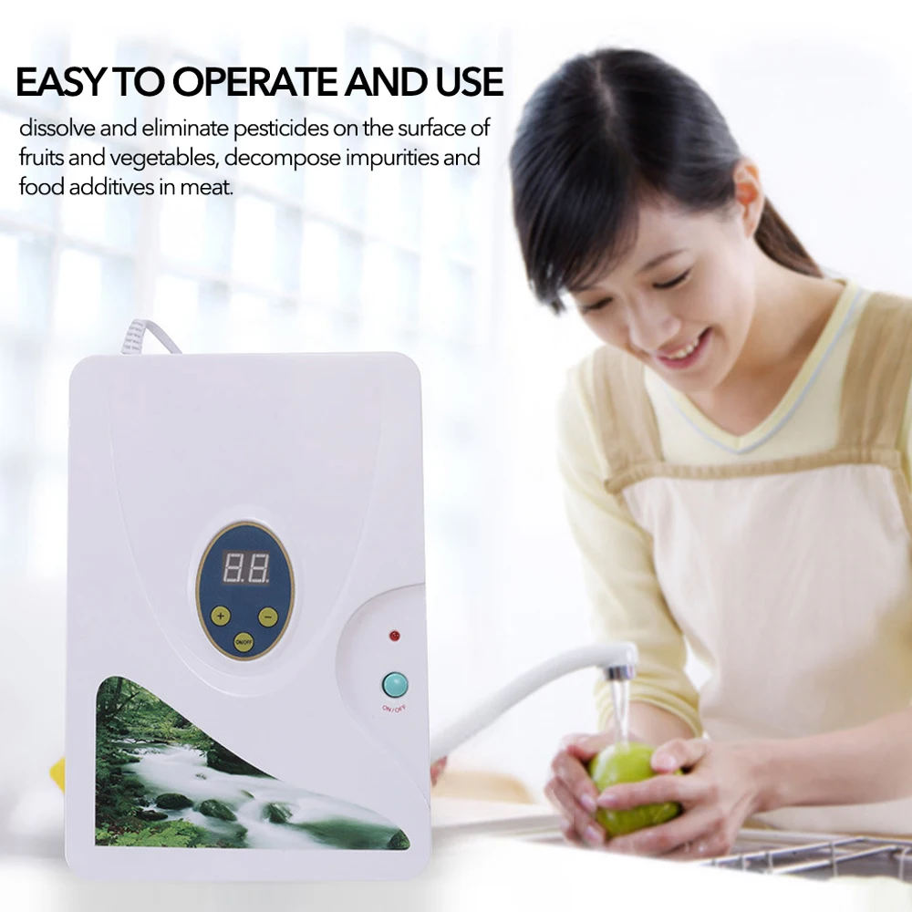 

Multifunctional Household Fruit Vegetable Cleaning Machine Disinfection Machine Sterilizer Ozone Generator Air Purifier