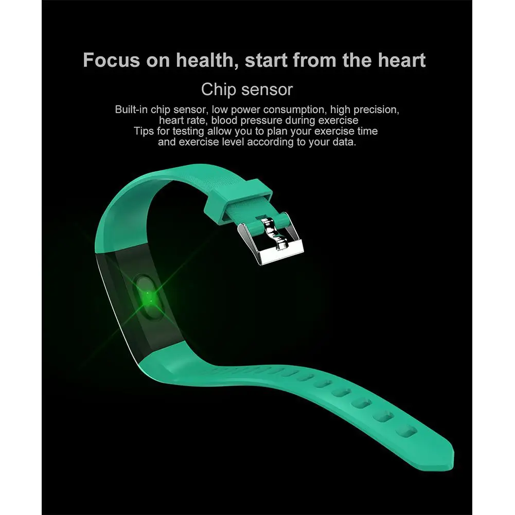 Умный Браслет BEESCLOVER счетчик шагов Bluetooth пульсометр водонепроницаемый спортивный