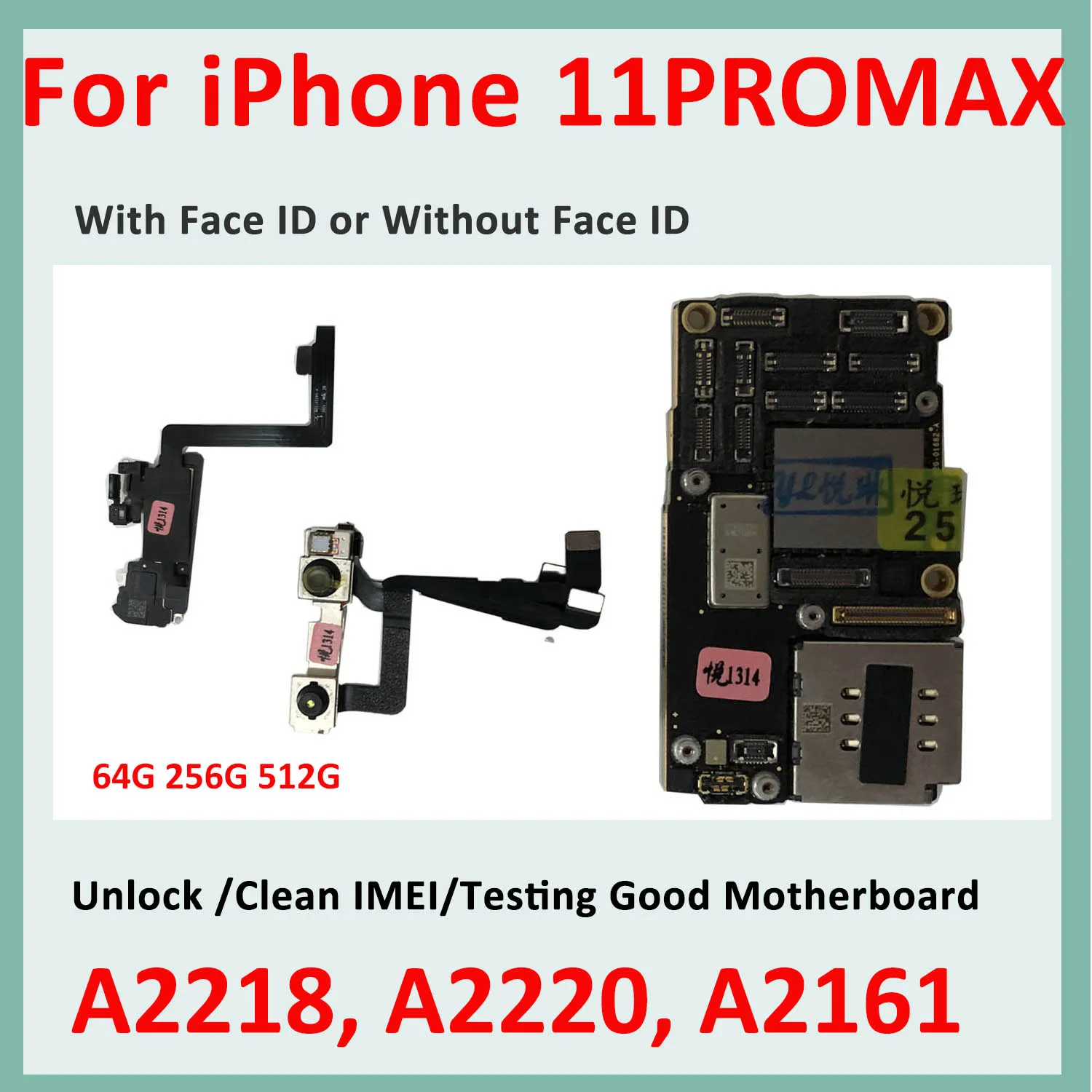 Разблокированная логическая плата Бесплатный iCloud для iPhone 11 Pro Max оригинальная