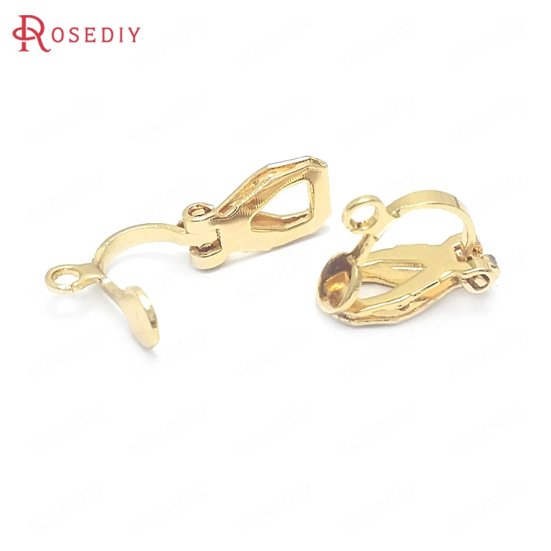 20 шт. латунные зажимы для сережек 4 мм | Украшения и аксессуары